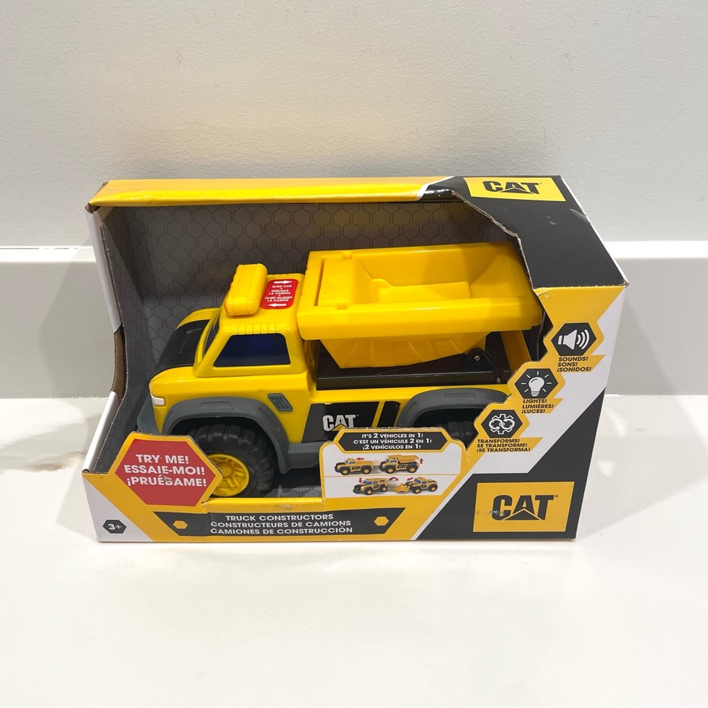 NEW CAT Truck Constructors 2-in-1 Dumper Truck Toy Vehicle
